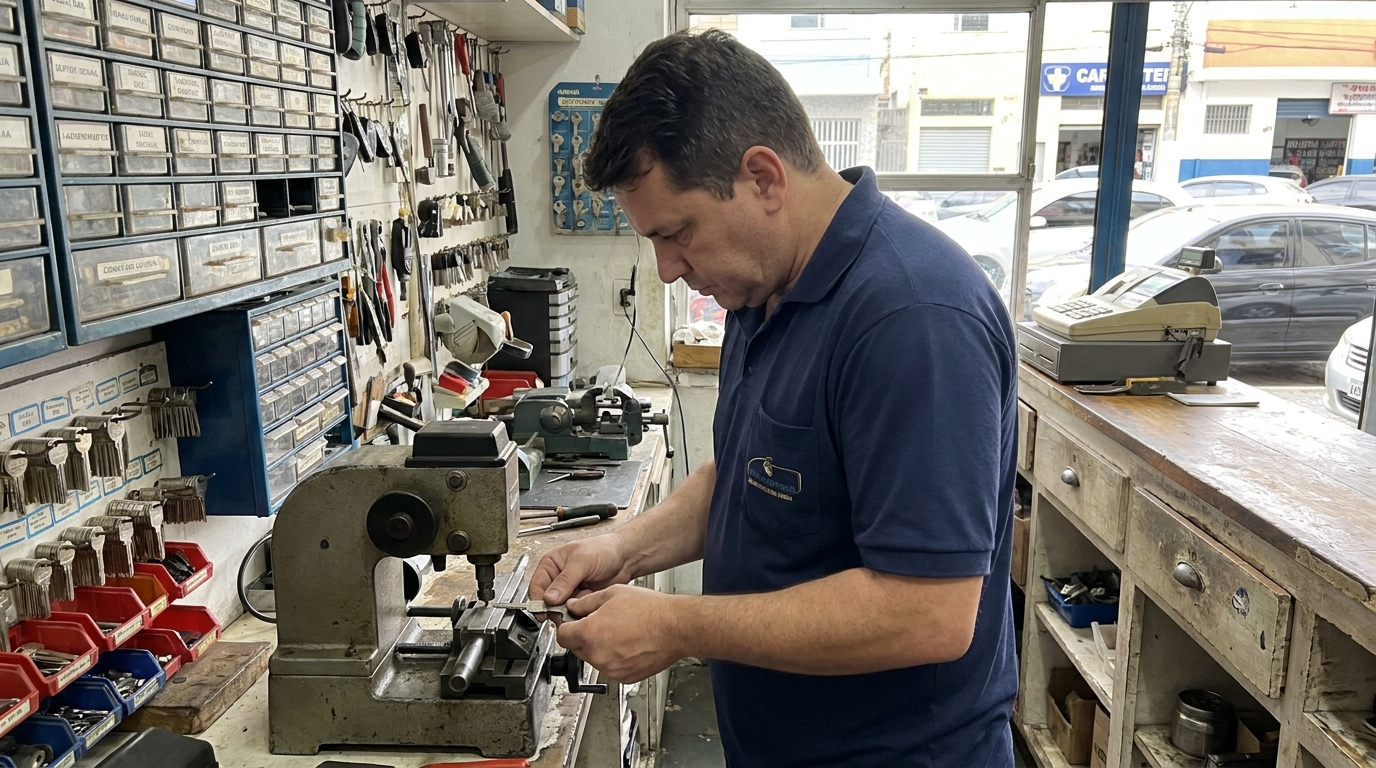 Confecção de Chave Automotiva profissional no Centro, Juiz de Fora‑MG