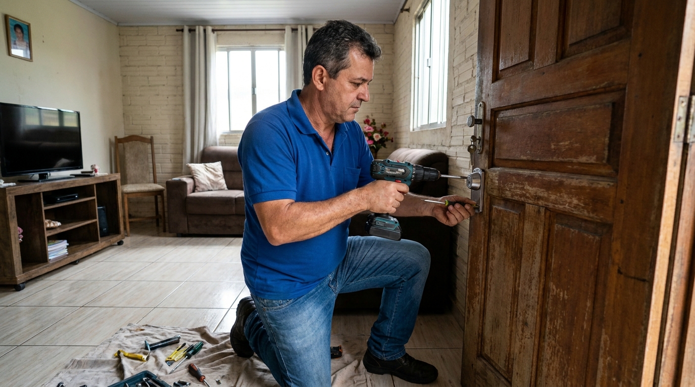 Serviço de Instalação de Fechadura Residencial na Cidade do Sol, Juiz de Fora‑MG